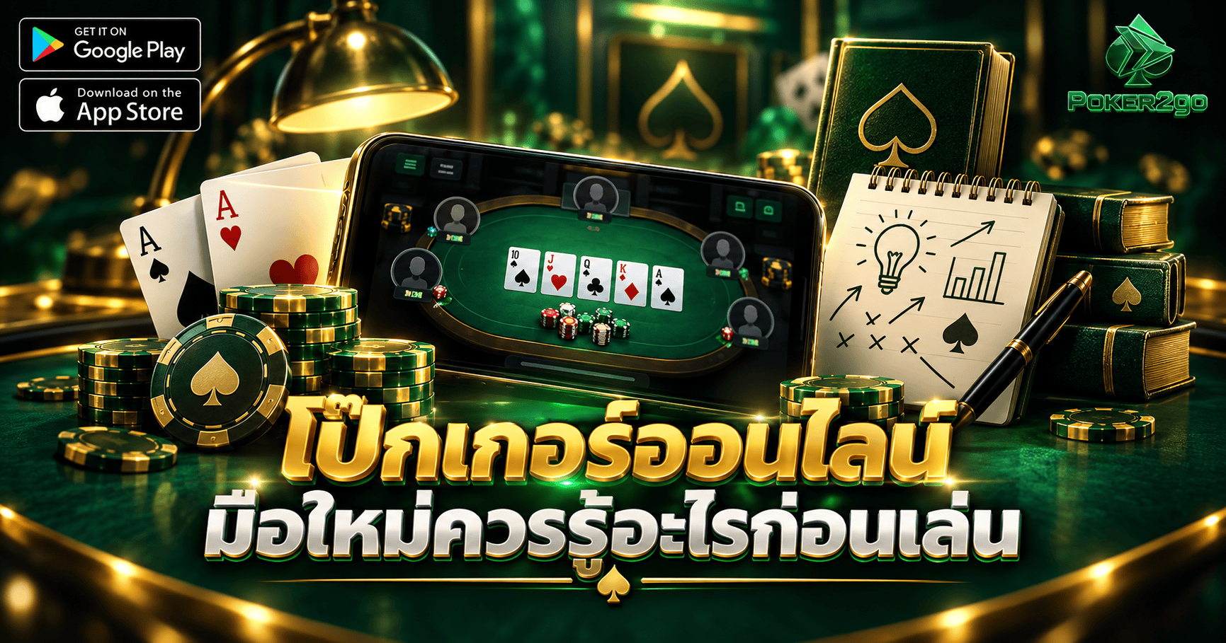 โป๊กเกอร์ออนไลน์ มือใหม่ควรรู้อะไรก่อนเล่น